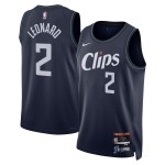 Maillot NBA Los Angeles Clippers Kawhi Leonard Nike 2023-24 City Edition Navy Swingman - Homme